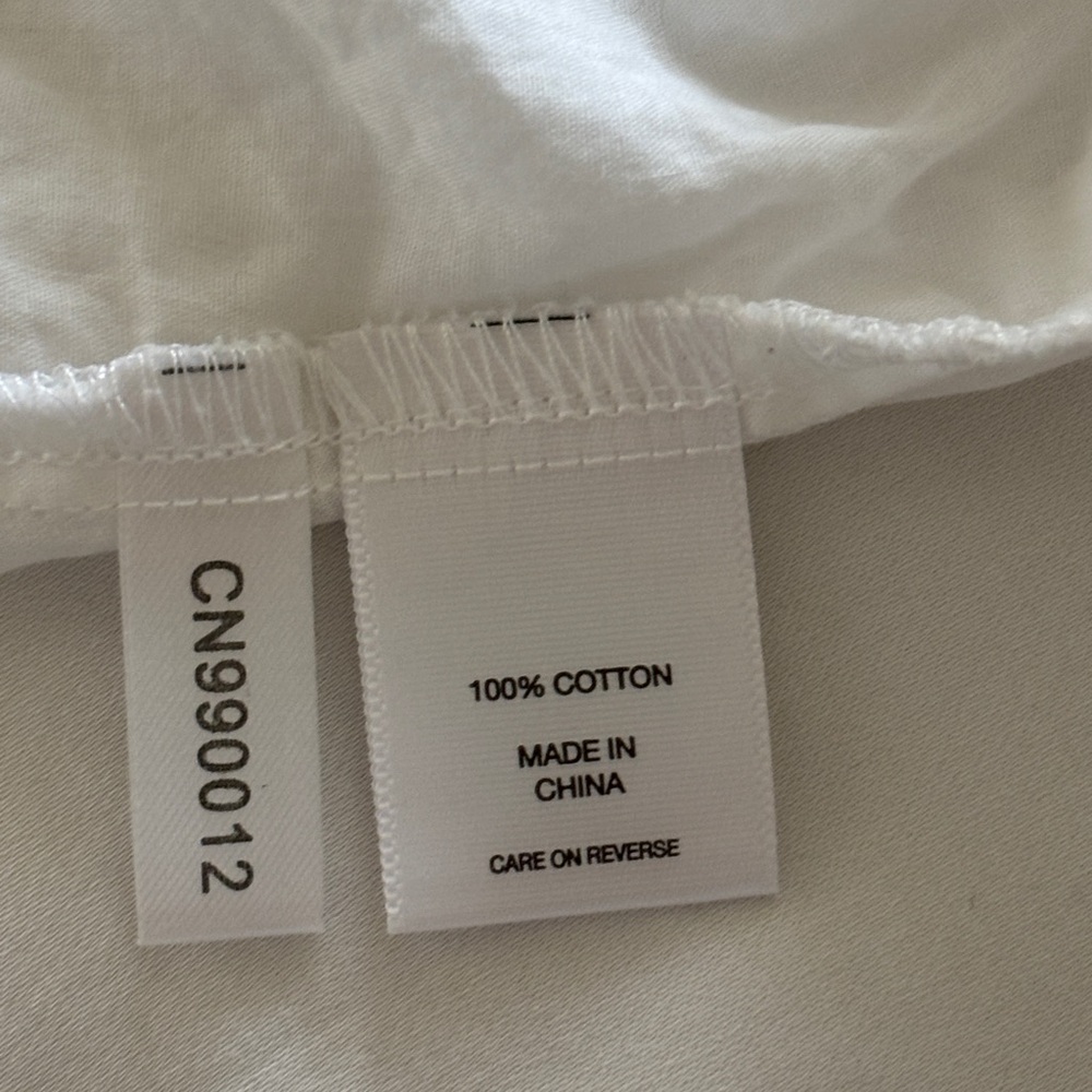 White cotton blouse - Picture 5 of 6